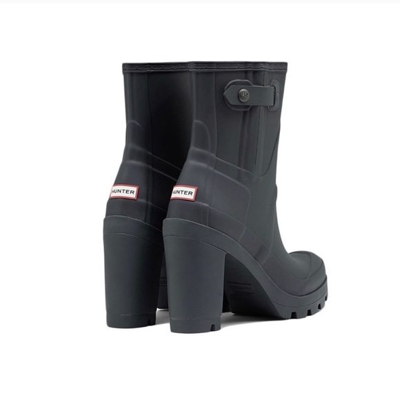high heel rubber rain boots